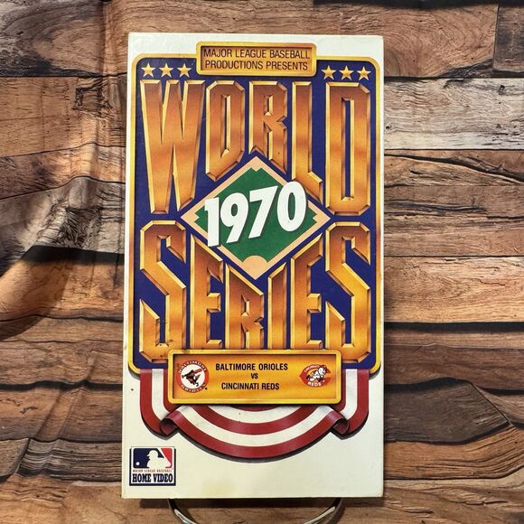 1970 World Series Cincinnati Reds Vs Baltimore Orioles VHS Tape MLB Baseball - Picture 1 of 10